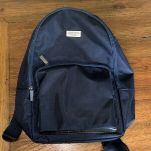 Jimmy Choo Parfums blue nylon backpack
